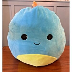 Squishmallows Darex the Dinosaur 16" Blue Plush Target Exclusive w Orange Spikes